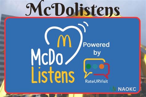 mcdo listens dashboard|Mcdolistens: Service Feedback By The Costumer.